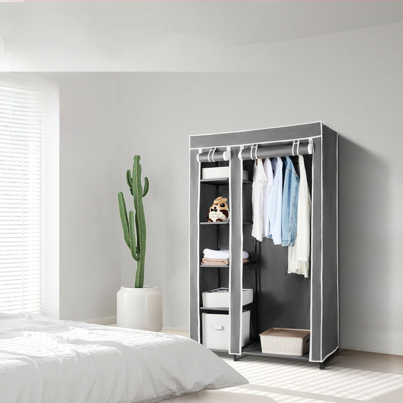 Просто гардероб | Нетъкан плат и PP рамка; Марка Fuzhi; Модел 86572; Стил модерен минимализъм; Персонализирана обработка