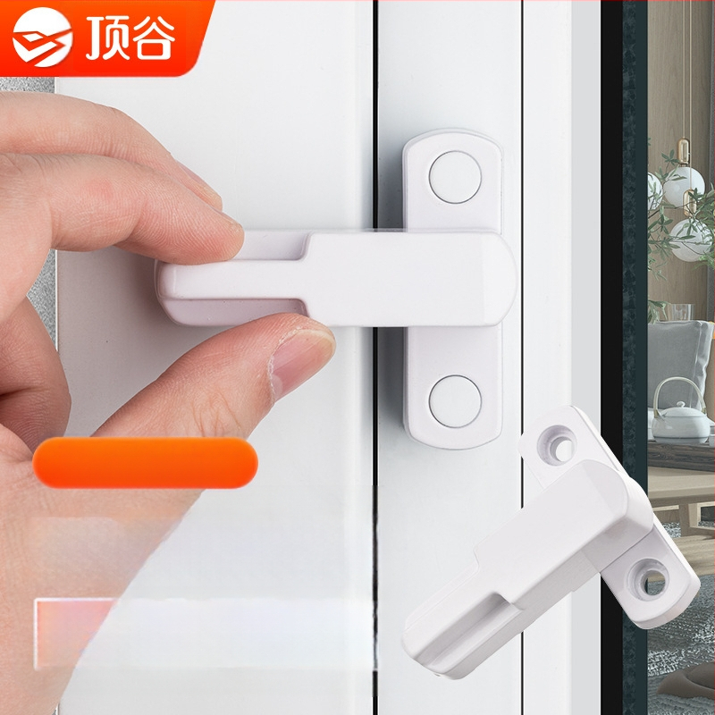 Top Valley langų spyna – T formos, vidinis ir išorinis atidarymas, aliuminio lydinys, šviesos prabangos stilius