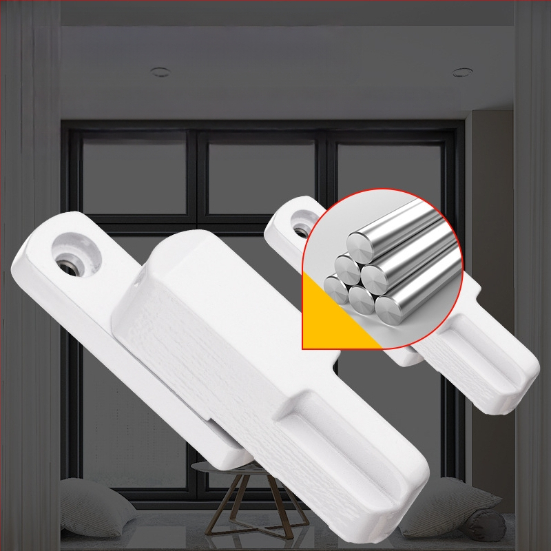 Top Valley langų spyna – T formos, vidinis ir išorinis atidarymas, aliuminio lydinys, šviesos prabangos stilius