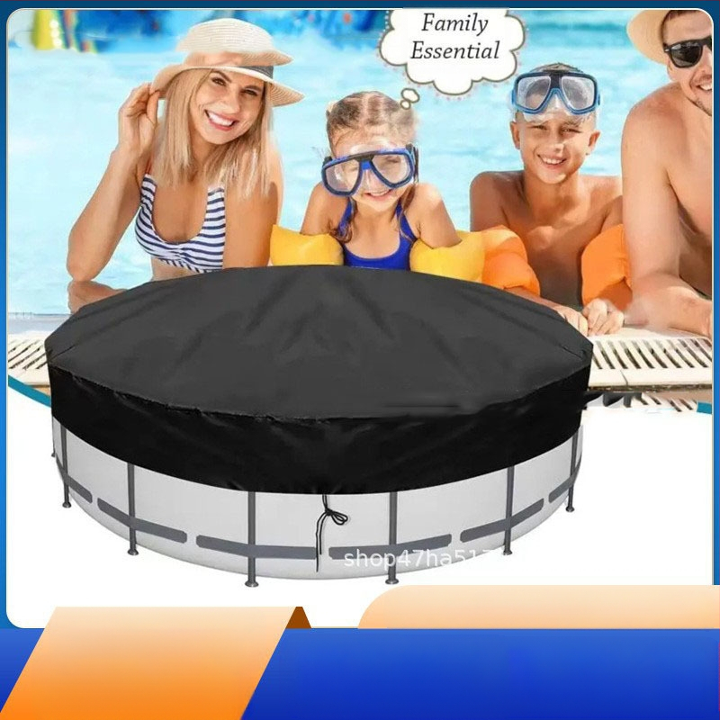 Ārējais baseina pārklājs — Oxford audums, pielāgojams, putekļu un saules aizsardzība, drukāts logotips