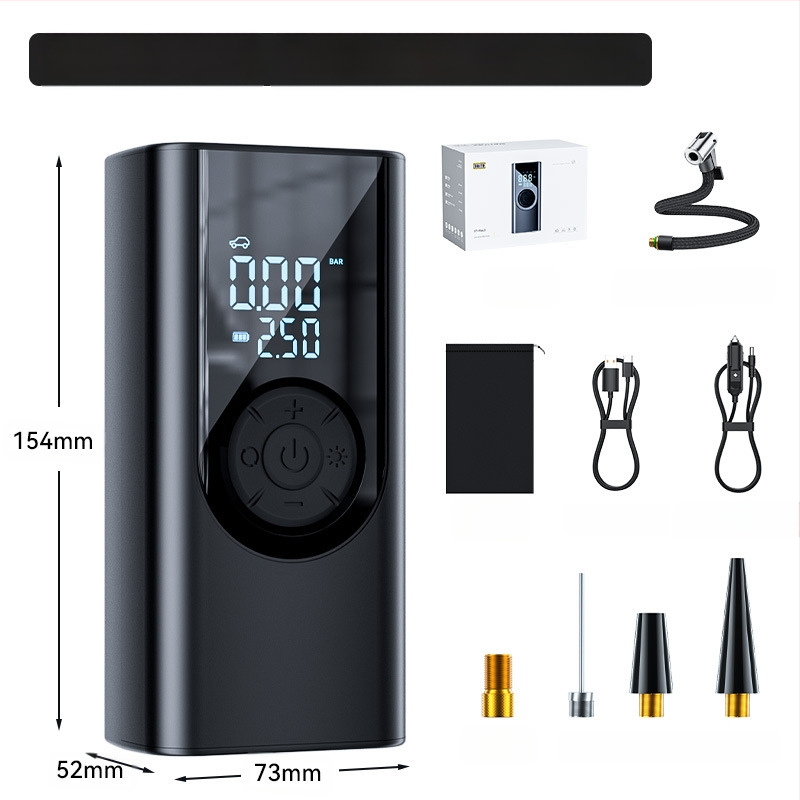 Shunwei belaidė automobilio oro siurblys su skaitmeniniu ekranu, 11.1V, 100W, 30 L/min