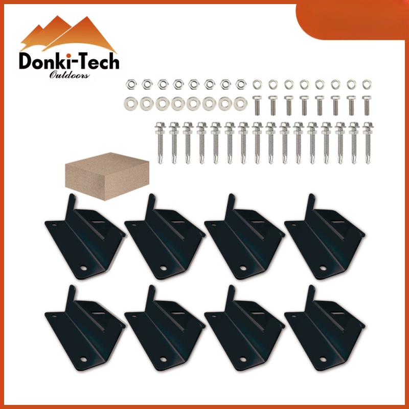 Z laikiklis saulės moduliui – aliuminio lydinys, fotovoltinis blokas, Donchi