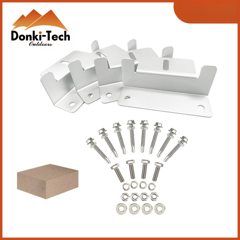 Z laikiklis saulės moduliui – aliuminio lydinys, fotovoltinis blokas, Donchi