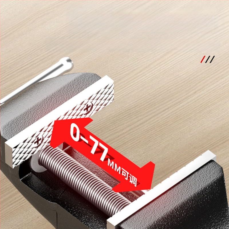 Heavy-Duty Bench Vise, Daugybinė plokščioji veržlė namų naudojimui, pramonės lygio kokybė — Svoris 1.7 kg • Prekės ženklas: Other • Stabilus