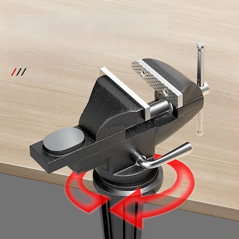 Heavy-Duty Bench Vise, Daugybinė plokščioji veržlė namų naudojimui, pramonės lygio kokybė — Svoris 1.7 kg • Prekės ženklas: Other • Stabilus