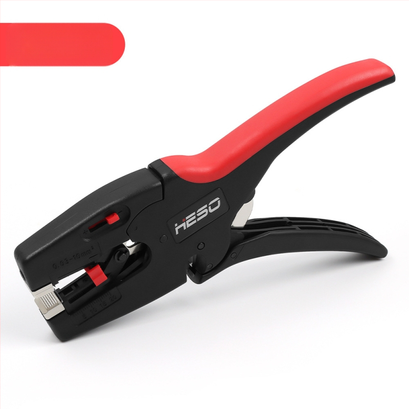 Clește automate pentru dezizolarea cablurilor - unealtă multifuncțională pentru electricieni, dezizolare și tăiere cabluri (Brand: HESO; Greutate: 180 g; Specificații: 8)