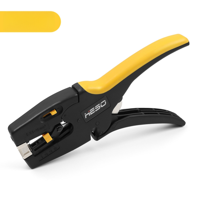Clește automate pentru dezizolarea cablurilor - unealtă multifuncțională pentru electricieni, dezizolare și tăiere cabluri (Brand: HESO; Greutate: 180 g; Specificații: 8)