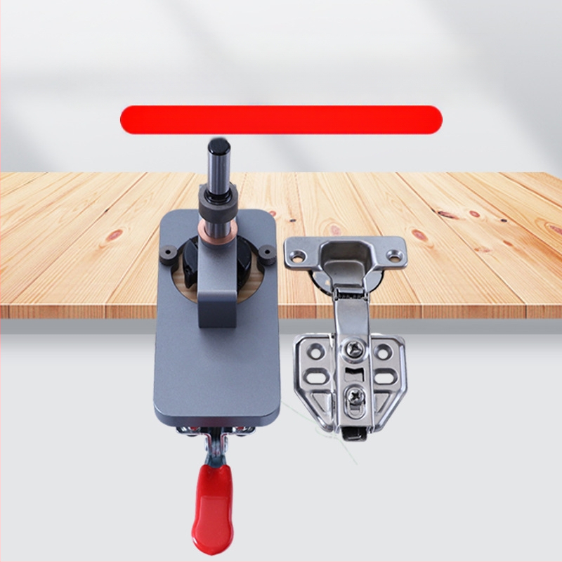 Локатор за дупки на панти за дървени шкафове – алуминиев сплав, за дървообработване, марка KAWAY TOOLS