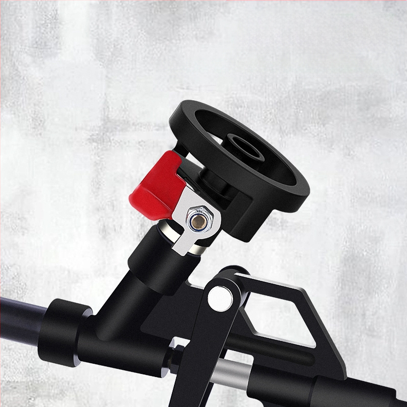 Пистолет за полиуретанова уплътнителна пяна, лесно почистващ се, корпус от сплав, за уплътняване при климатични системи, прозорци и врати