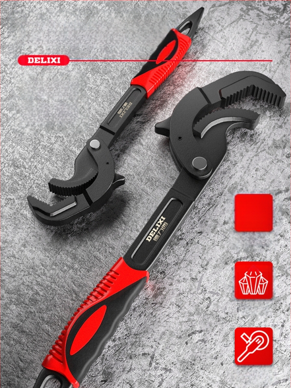 Univerzalni set alata s podesivim ključem, cijevnim ključem i višenamjenskim kliještima