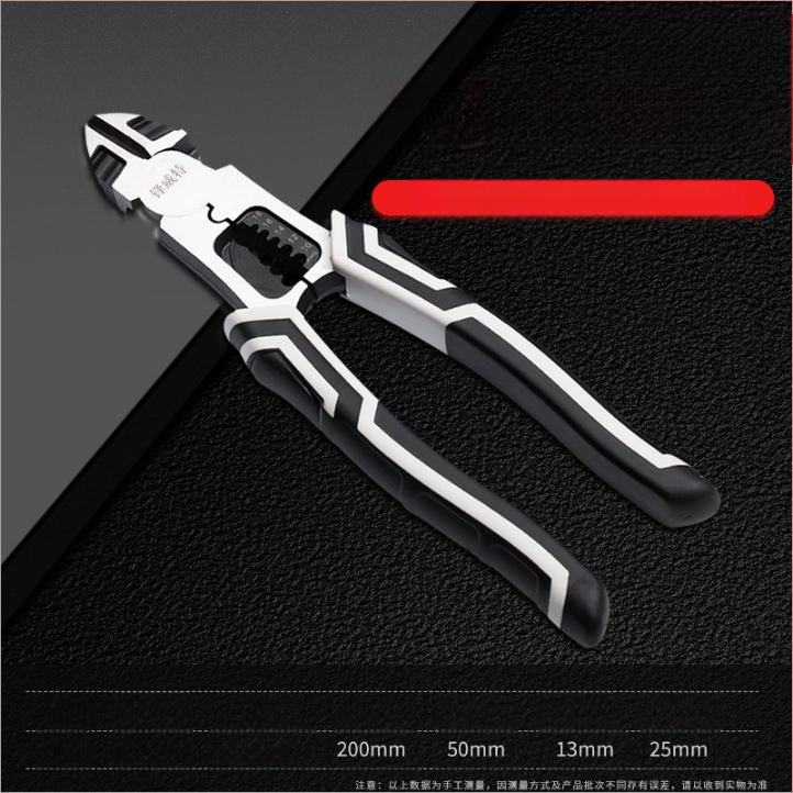 Električarski višenamjenski kliješt s ekscentričnim mehanizmom štednje napora, industrijske klase univerzalni kliješti za rezanje žice, kapacitet rezanja 4,6 mm