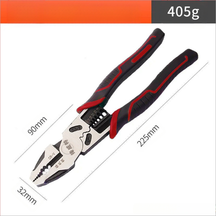 Električarski višenamjenski kliješt s ekscentričnim mehanizmom štednje napora, industrijske klase univerzalni kliješti za rezanje žice, kapacitet rezanja 4,6 mm