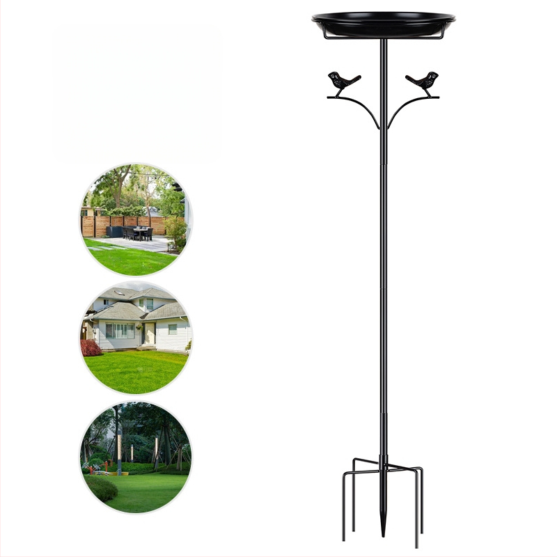 Ταΐστρα για πουλιά και μπανιέρα για πουλιά – Μοντέλο Δύο Μικρά Πουλιά, Μέταλλο, Κατασκευή Κατά Παραγγελία, σε εξωτερικούς χώρους