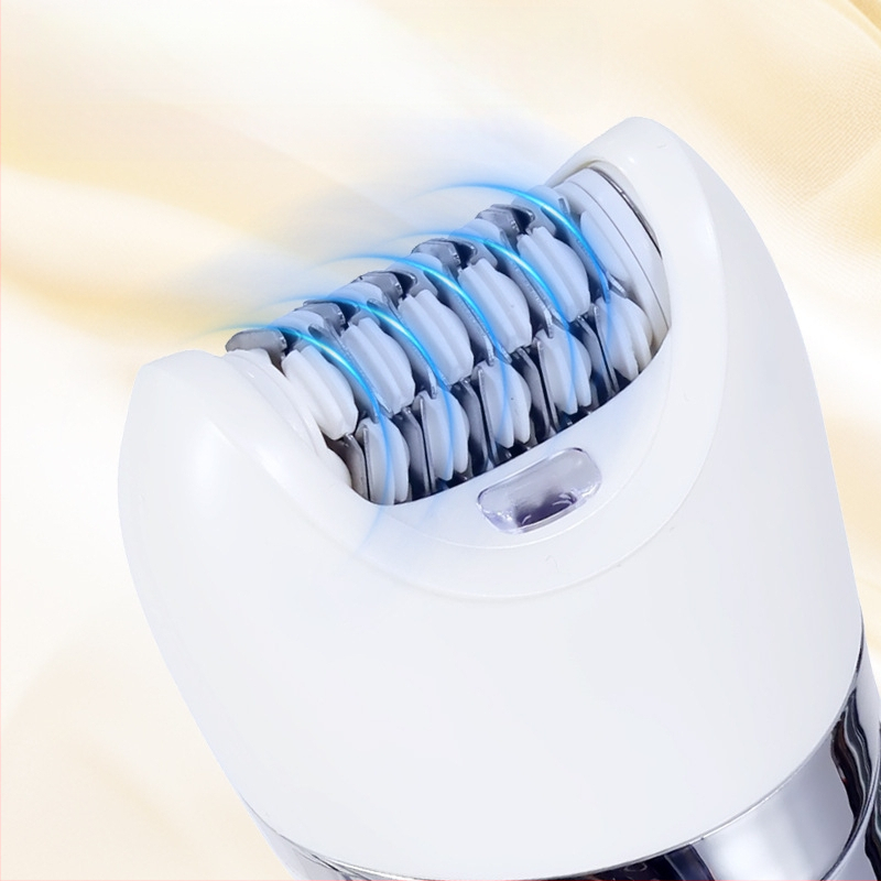 Γυναικείος ηλεκτρικός τριμερ σώματος, 6-σε-1, υγρός και ξηρός, USB τροφοδοσία, κεφαλή από ανοξείδωτο ατσάλι, μοντέλο HT-576