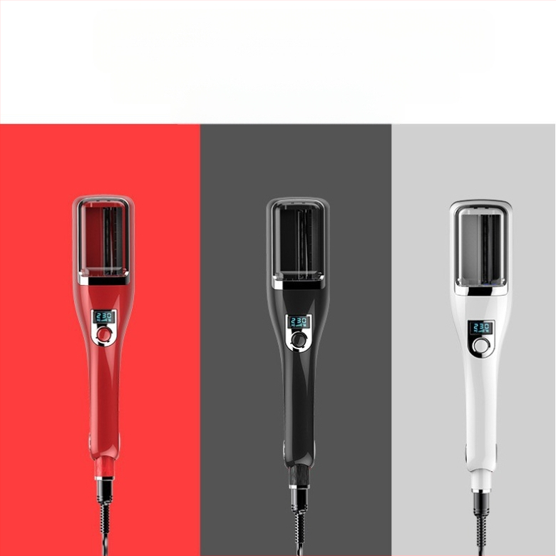 Matu gludināšanas ierīce ar turmalīnu keramisko apkures elementu, apkures diametrs 16–20 mm, vads AC, 60 W, 110–220 V, 10 temperatūras līmeņu regulēšana