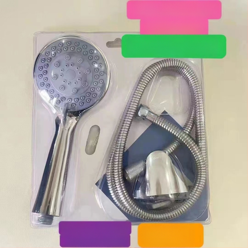 Paslėptas dušo maišytuvas iš nerūdijančio plieno, įmontuotas į sieną, keraminės vožtuvo šerdies