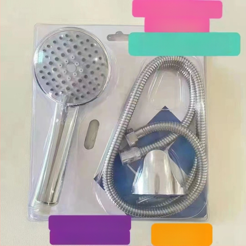 Paslėptas dušo maišytuvas iš nerūdijančio plieno, įmontuotas į sieną, keraminės vožtuvo šerdies