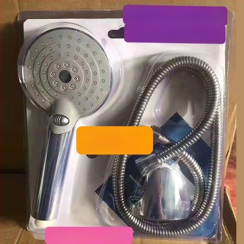 Paslėptas dušo maišytuvas iš nerūdijančio plieno, įmontuotas į sieną, keraminės vožtuvo šerdies