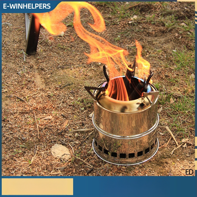 Pretvēja ārējā koka krāsns no nerūsējoša tērauda, daudzuzdevumu, 2-3 cilvēkiem