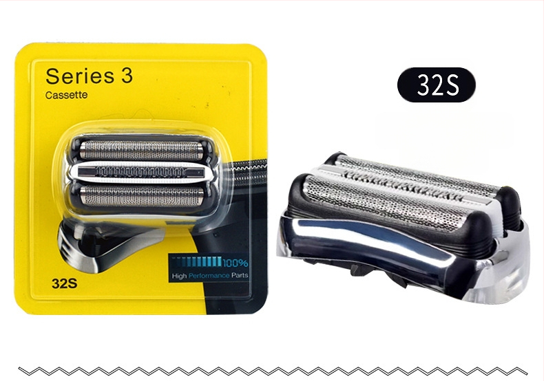 Ανταλλακτικές κεφαλές ξυριστικής Braun – Συμβατές με σειρές 21B32/52/70/92/3579, ABS+μέταλλο, βάρος 25 g