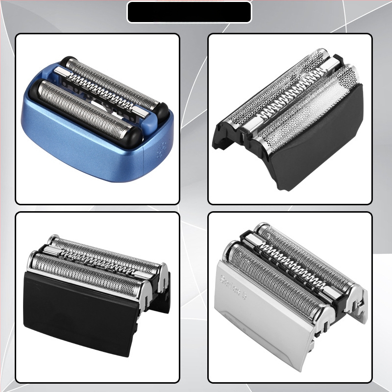 Ανταλλακτικές κεφαλές ξυριστικής Braun – Συμβατές με σειρές 21B32/52/70/92/3579, ABS+μέταλλο, βάρος 25 g