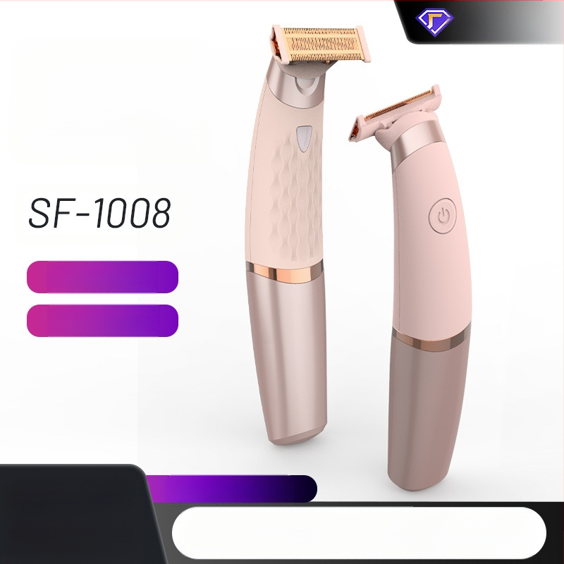 Aparat de îndepărtare electric pentru femei – SF-1008, lamă placată cu aur 18K, interfață Type-C, alimentare USB, motor DC, îndepărtare păr pe întregul corp