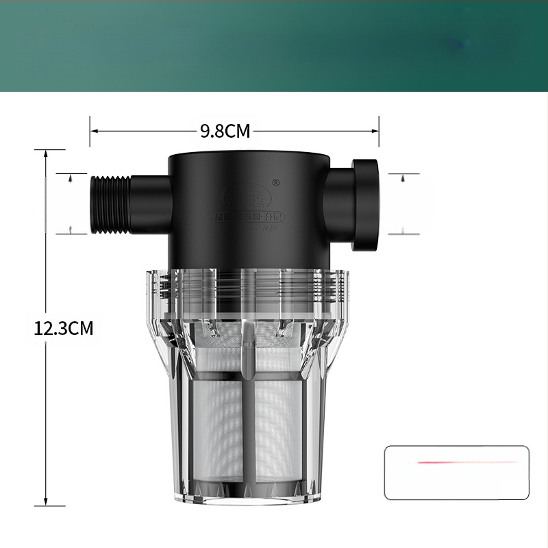 Inline priešfiltras geriamam vandeniui – nerūdijančio plieno filtras, 1 lygio filtravimas, nuosėdų pašalinimas, keičiamas filtravimo elementas