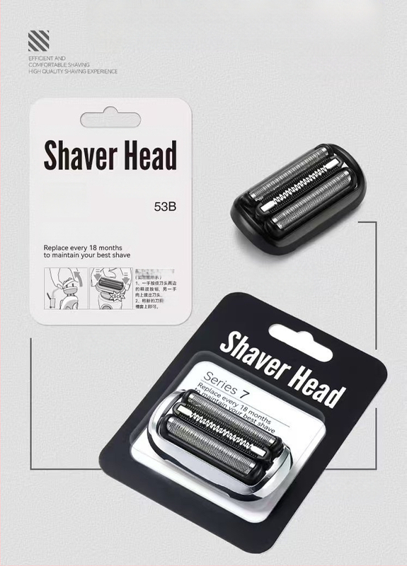 Braun Series 5 skutimosi galvos keitimo komplektas – suderinamas su modeliais 52B/52S/73S ir 53B.