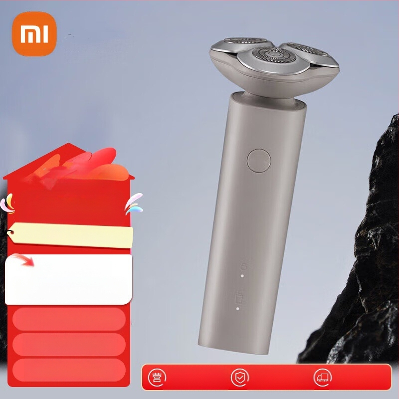 Mijia električni brijač s plutajućom glavom i rotirajućom glavom s dvije oštrice, ugrađena baterija 800–1000 mAh, bez četkica motor, 60+ minuta rada
