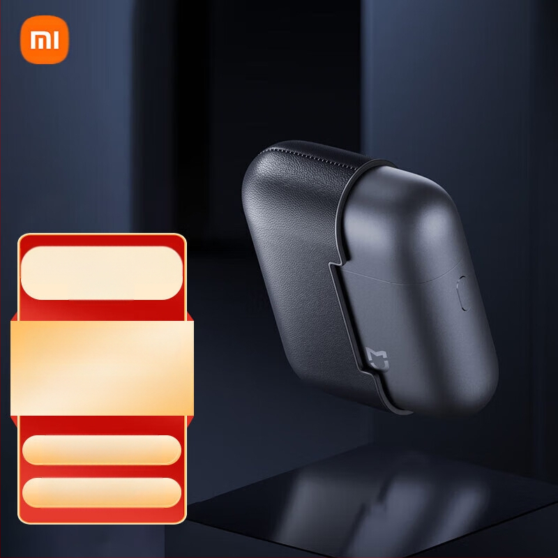 Mijia električni brijač s plutajućom glavom i rotirajućom glavom s dvije oštrice, ugrađena baterija 800–1000 mAh, bez četkica motor, 60+ minuta rada