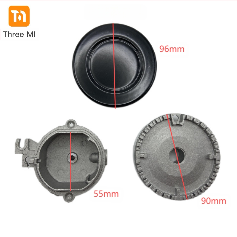threemi SABAF degls gāzes plīts degļi, model SABAF 130#100#75#55#, augstas temperatūras alumīnijs, augšējā gaisa ieplūde, dabasgāze/LPG, uzstādīšana: montāža