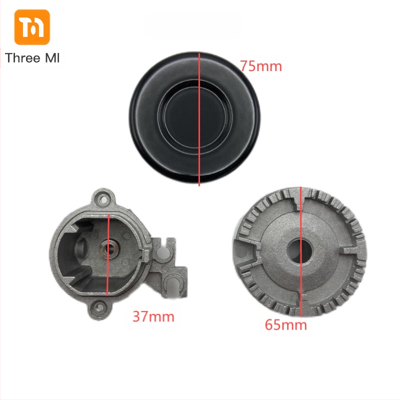 threemi SABAF degls gāzes plīts degļi, model SABAF 130#100#75#55#, augstas temperatūras alumīnijs, augšējā gaisa ieplūde, dabasgāze/LPG, uzstādīšana: montāža