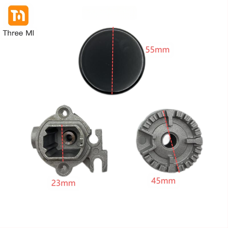 threemi SABAF degls gāzes plīts degļi, model SABAF 130#100#75#55#, augstas temperatūras alumīnijs, augšējā gaisa ieplūde, dabasgāze/LPG, uzstādīšana: montāža
