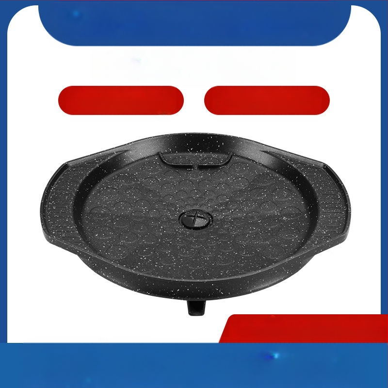 Barbekiu plokštė, nelimpanti, kvadratinė iš lydinio, nešiojama, lengvai valoma