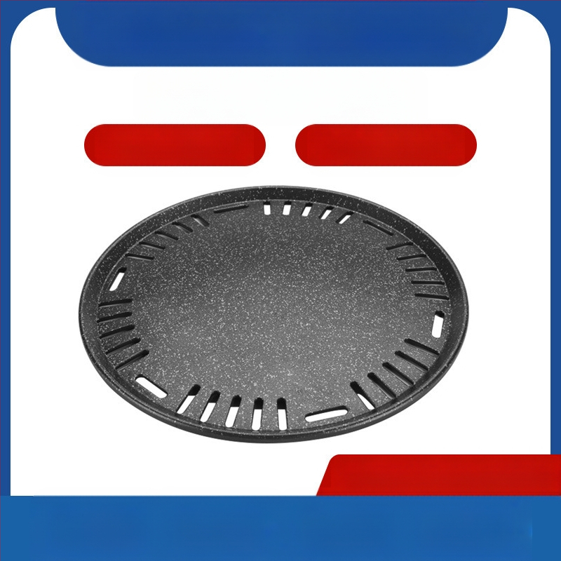 Barbekiu plokštė, nelimpanti, kvadratinė iš lydinio, nešiojama, lengvai valoma