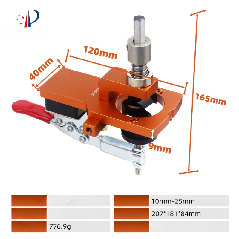 MOKIN Инструмент за позициониране на шарнири и пробиване на отвори за шкафове и гардероби, алуминиева сплав
