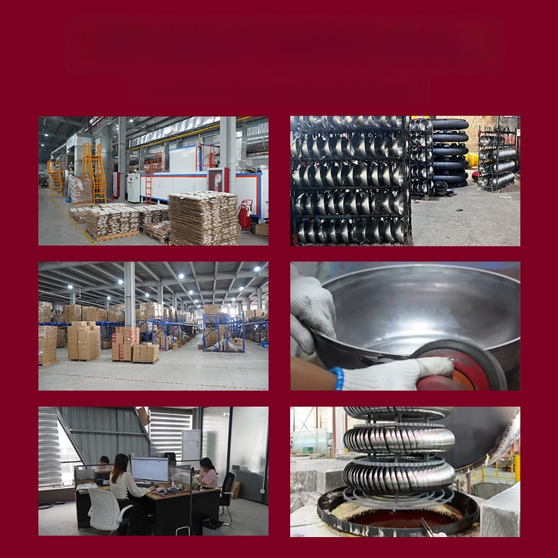 Wok iš aukštos kokybės geležies, Kinų stilius, be dangos, gylis 10,5/10,8/11,1 cm, modelis FS-CS-011