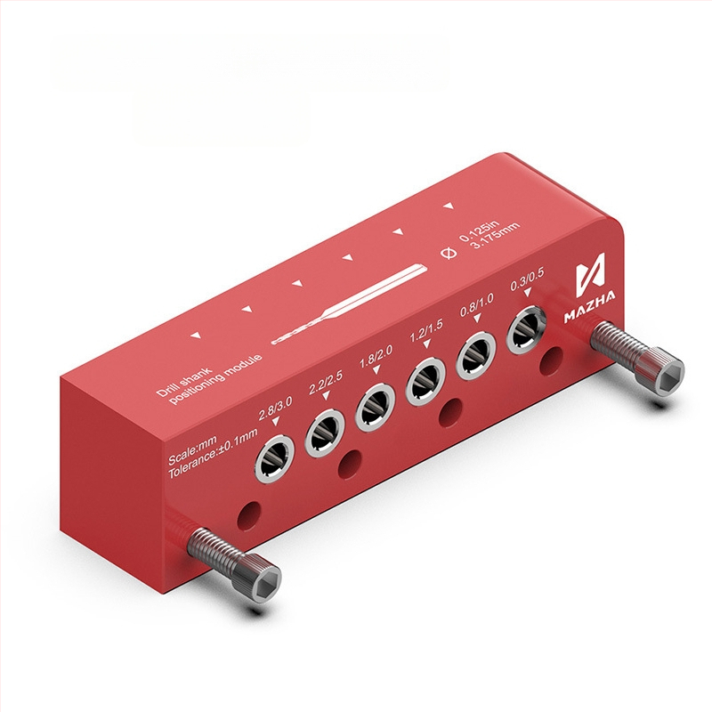 MAZHA Локатор за пробиване на кръгли пръчки, модел T0012-A, метал