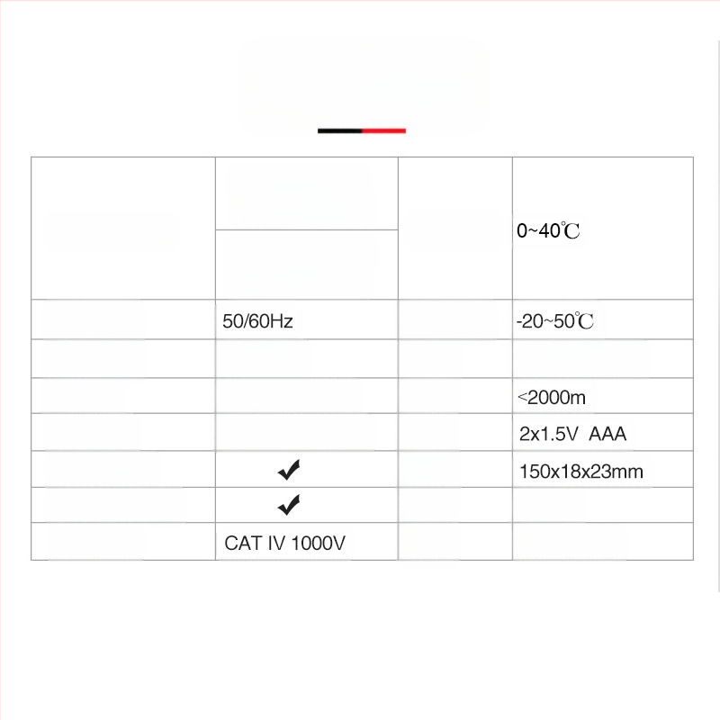 UT12D μη επαφικός μετρητής τάσης – υψηλή ακρίβεια, κατάλληλο για ηλεκτρολόγους, εύρος 24–1000 V