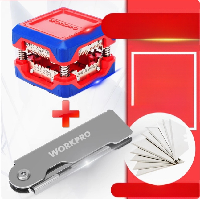 WORKPRO Višenamenske kliješta za skidanje izolacije kabela – Automatske, Profesionalna klasa, Težina 0.12 kg