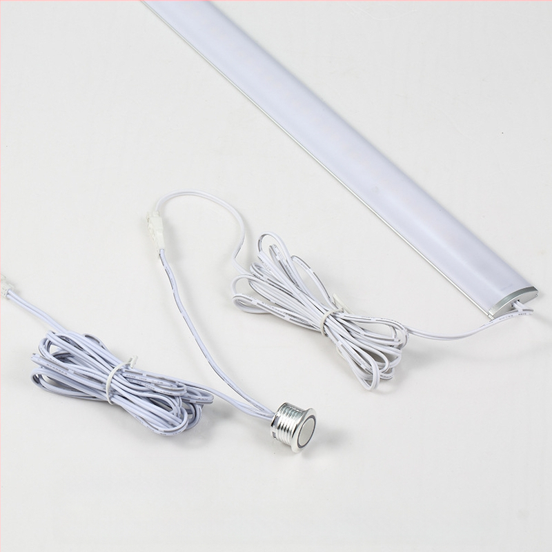 Spintos apšvietimo išmanusis jutiklinis jungiklis su išorine prisilietimo galvute ir šviesos reguliavimu (12–24 V DC, reguliuojamas atidėjimas)