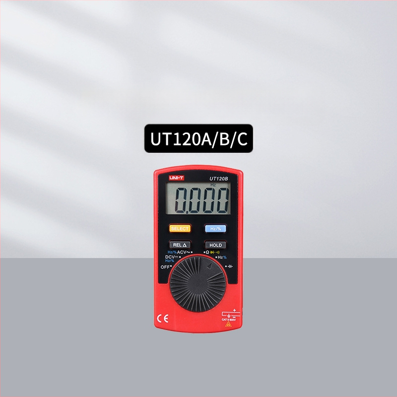 Uni-T UT120A/120C ir UT123/125C skaitmeninis kišeninis multimetras, True RMS, profesionaliai naudai