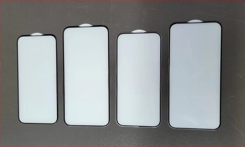 Защитно стъкло за екран за iPhone 16 Pro Max — 3D извити ръбове, пълно прилепване, анти-пийпинг, HD яснота