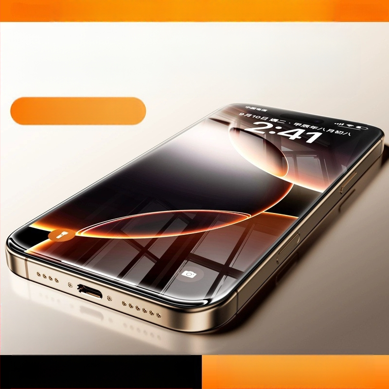 Tempered glass προστατευτικό οθόνης για iPhone 16 Pro Max, 3D καμπύλη άκρη, πλήρης επικόλληση, προστασία ιδιωτικότητας, HD ευκρίνεια