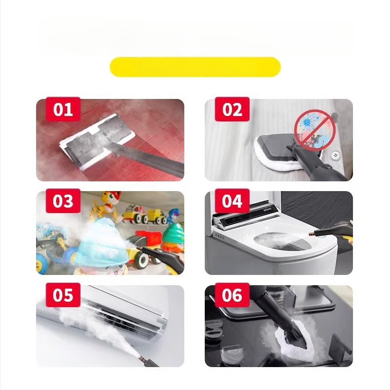 Gun Brand többfunkciós gőztisztító — magas hőmérsékletű és magas nyomású gőz (működési mód: mechanikus; márka: Gun Brand; kategória: gőztisztító)