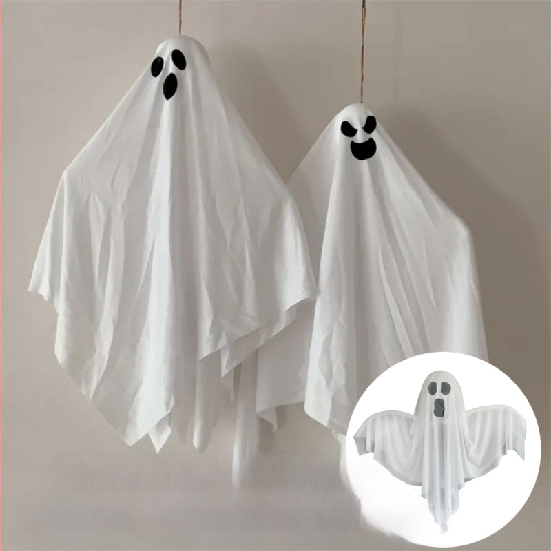 Memory Poetry Halloween φωτιζόμενο κρεμαστό φάντασμα διακόσμηση – όχι εισαγόμενο, όχι δώρο, χωρίς άδεια IP, κατάλληλο για εορτές