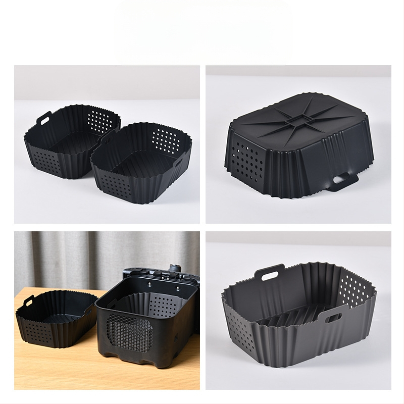 Xinxin silikónová tácka do fritézy s otvormi | silikón pre potraviny | dizajn cirkulácie vzduchu