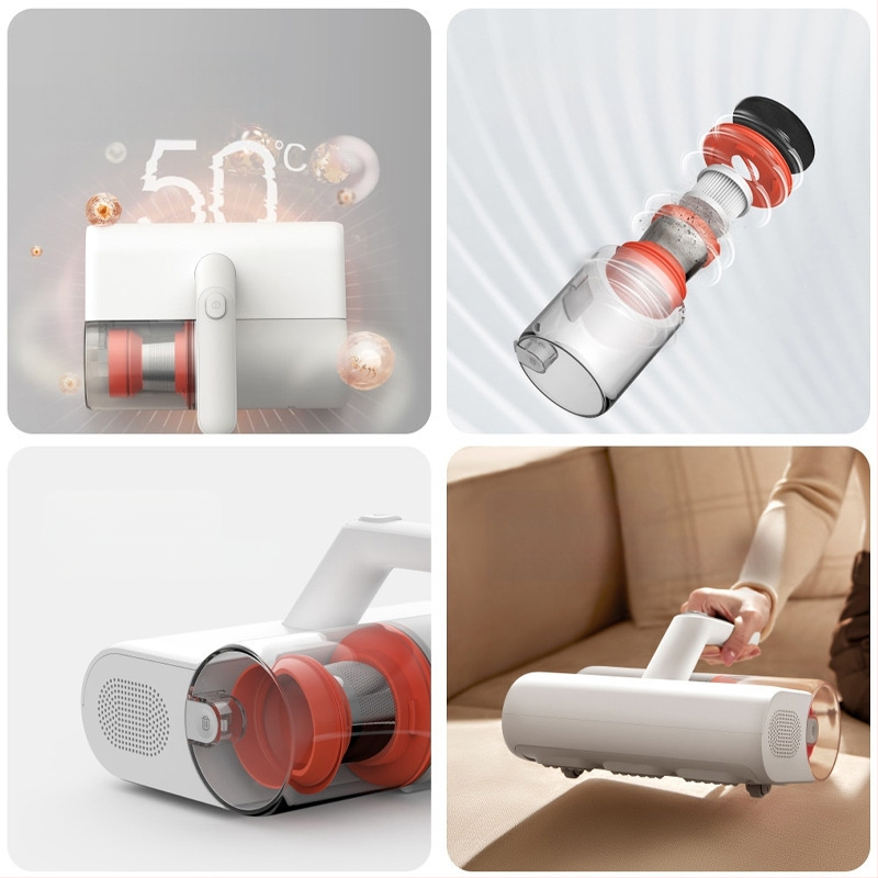 Atkaeltávolító porszívó UV sterilizációval és atkák eltávolítására szolgáló fej (2 m hosszú kábel; 111–240 V; por tartály 0.2–0.3 L)