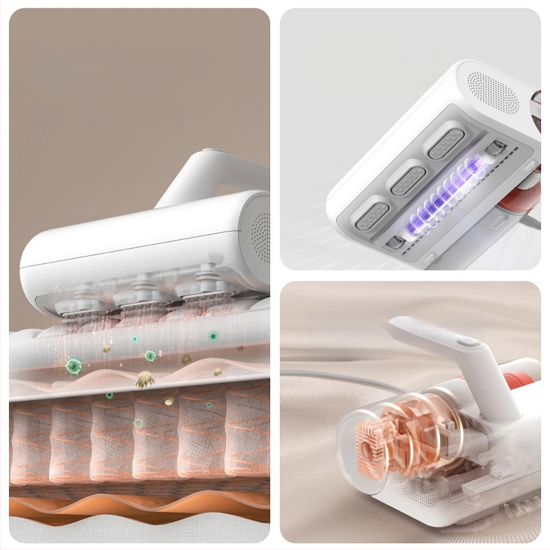 Atkaeltávolító porszívó UV sterilizációval és atkák eltávolítására szolgáló fej (2 m hosszú kábel; 111–240 V; por tartály 0.2–0.3 L)