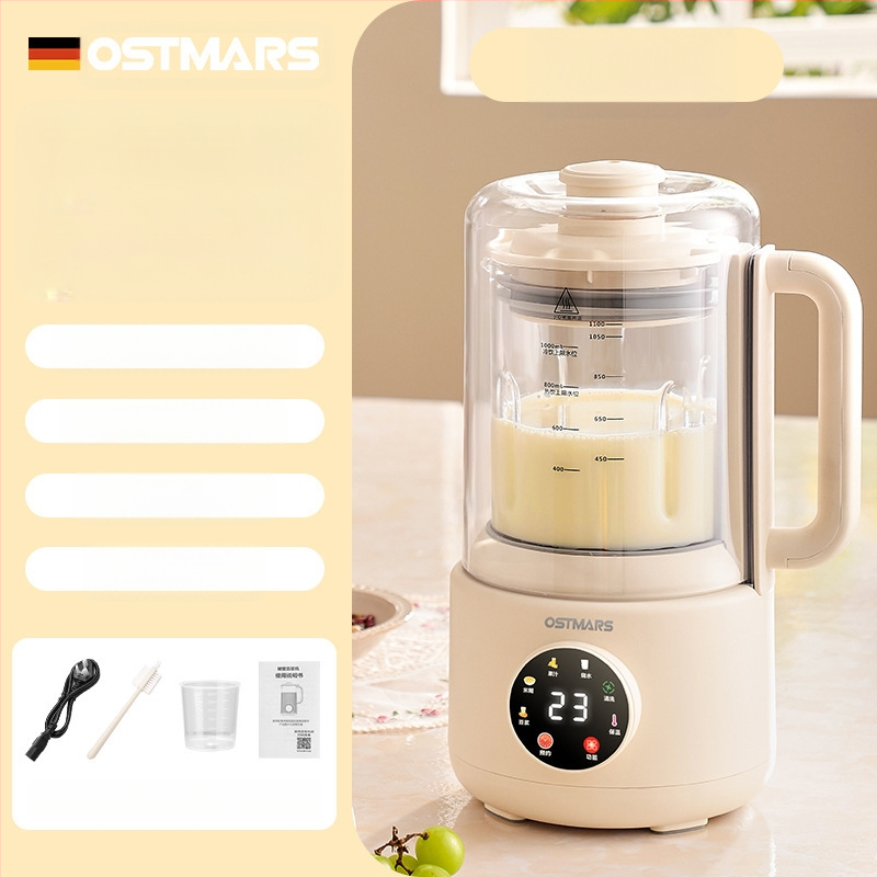 OSTMARS PBJ-010 Машина за соево мляко, 800W, капацитет 1000-1500 мл, автоматично почистване, за 2-3 души